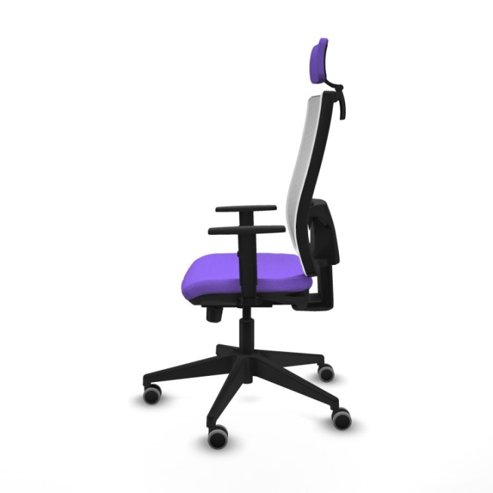 Horna traslack malla blanca bali lila brazos 1D base piramidal cabecero 2D ruedas 65mm engomadas