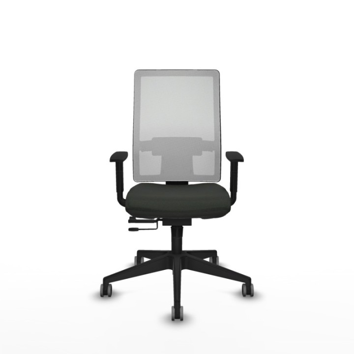 Horna traslack malla blanca bali negro brazos 1D base piramidal  ruedas 65mm engomadas