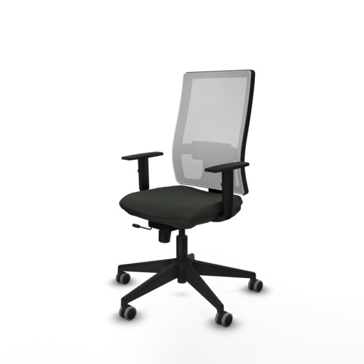 Horna traslack malla blanca bali negro brazos 1D base piramidal  ruedas 65mm engomadas