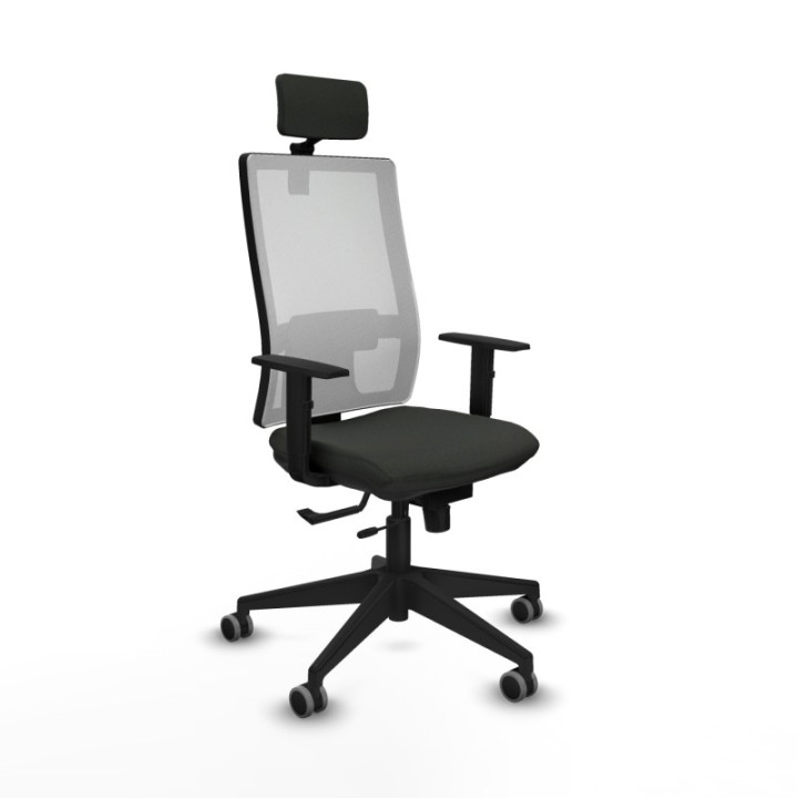 Horna traslack malla blanca bali negro brazos 1D base piramidal cabecero 2D ruedas 65mm engomadas