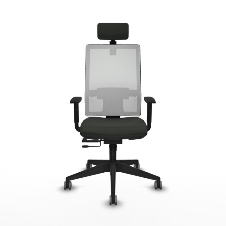 Horna traslack malla blanca bali negro brazos 1D base piramidal cabecero 2D ruedas 65mm engomadas