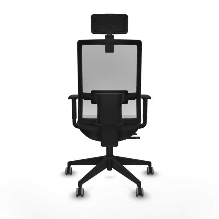 Horna traslack malla blanca bali negro brazos 1D base piramidal cabecero 2D ruedas 65mm engomadas