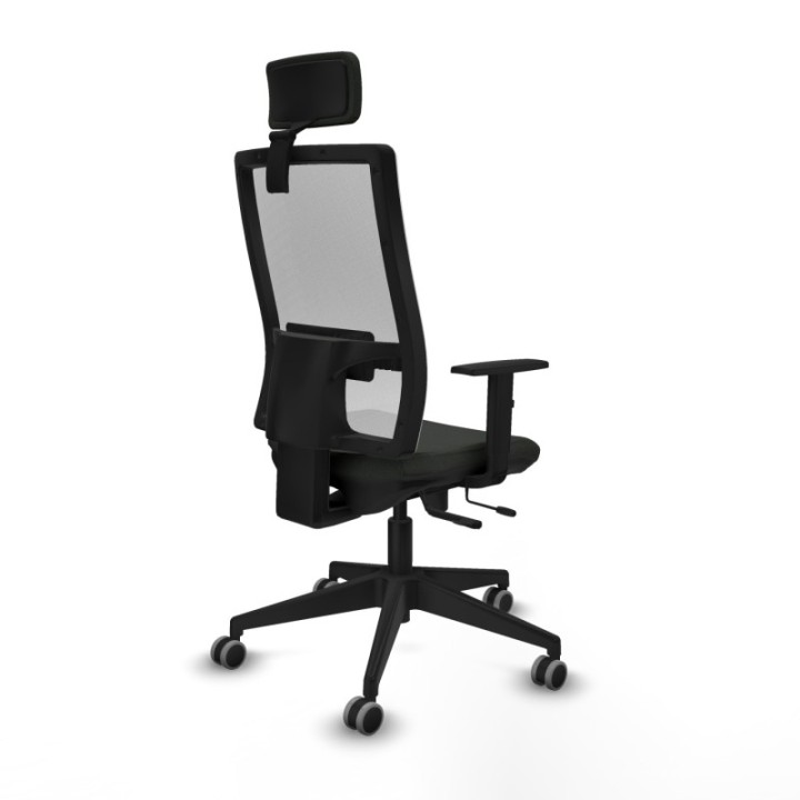 Horna traslack malla blanca bali negro brazos 1D base piramidal cabecero 2D ruedas 65mm engomadas