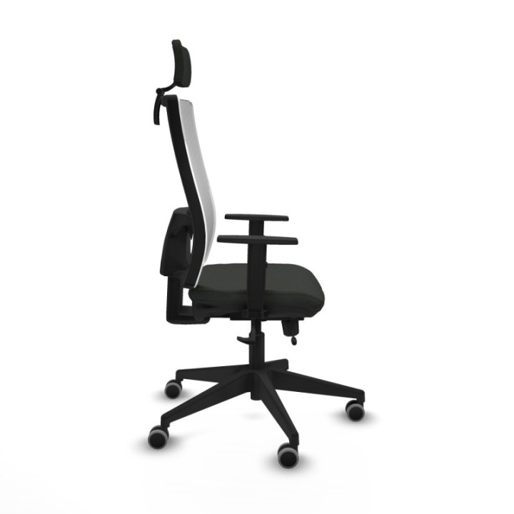 Horna traslack malla blanca bali negro brazos 1D base piramidal cabecero 2D ruedas 65mm engomadas