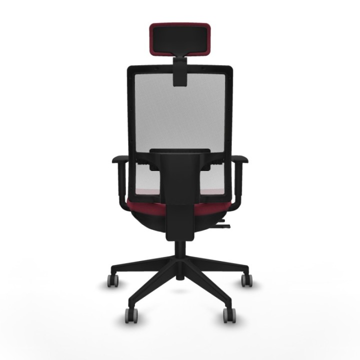 Horna traslack malla blanca bali granate brazos 1D base piramidal cabecero 2D ruedas 65mm engomadas