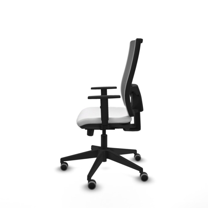 Horna traslack malla gris bali blanco brazos 1D base piramidal  ruedas 65mm engomadas