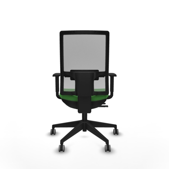 Horna traslack malla gris bali verde brazos 1D base piramidal  ruedas 65mm engomadas