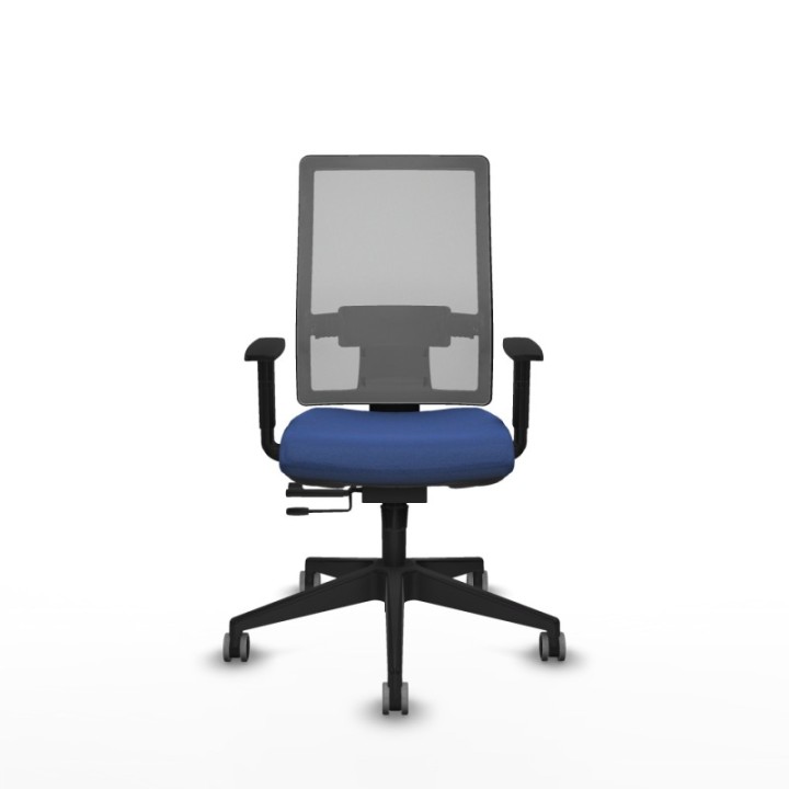 Horna traslack malla gris bali azul marino brazos 1D base piramidal  ruedas 65mm engomadas