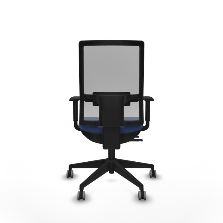 Horna traslack malla gris bali azul marino brazos 1D base piramidal  ruedas 65mm engomadas