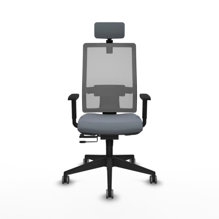 Horna traslack malla gris bali gris brazos 1D base piramidal cabecero 2D ruedas 65mm engomadas