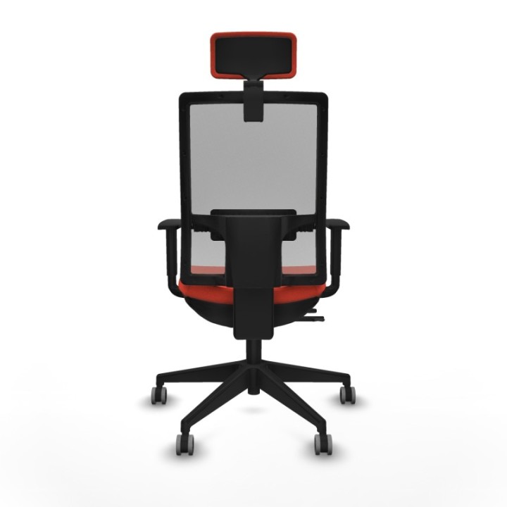 Horna traslack malla gris bali naranja oscuro brazos 1D base piramidal cabecero 2D ruedas 65mm engomadas