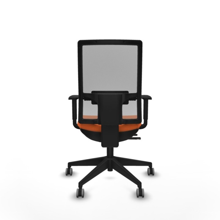 Horna traslack malla gris bali naranja brazos 1D base piramidal  ruedas 65mm engomadas