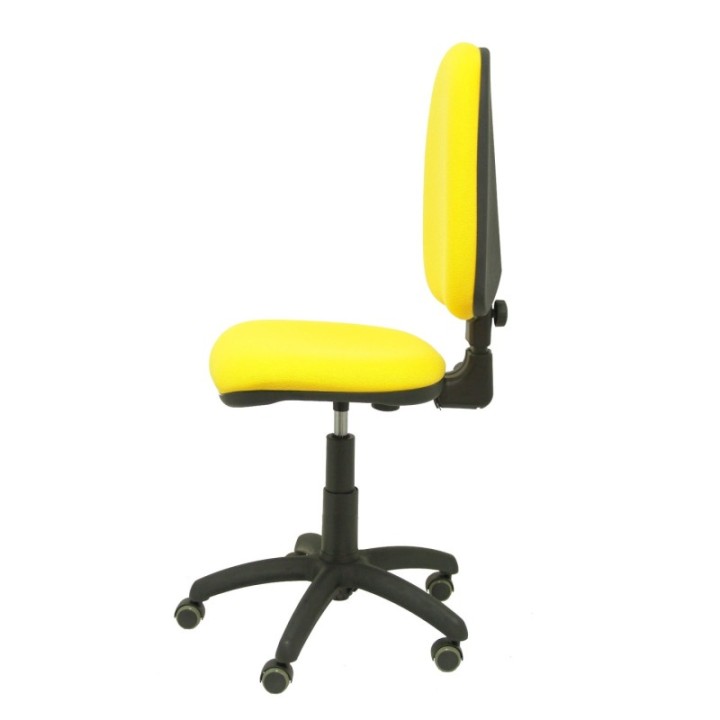 Silla Aýna bali amarillo ruedas de parqué