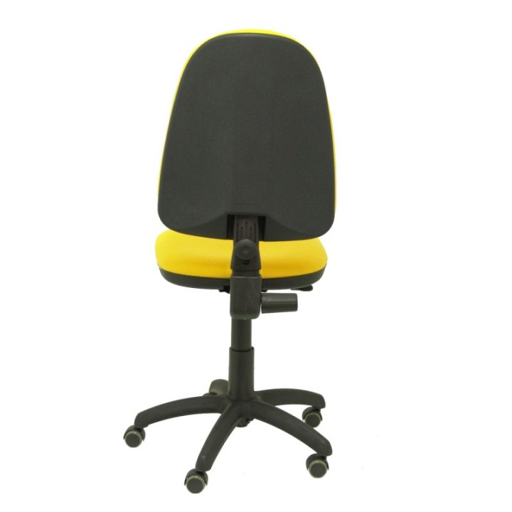 Silla Aýna bali amarillo ruedas de parqué