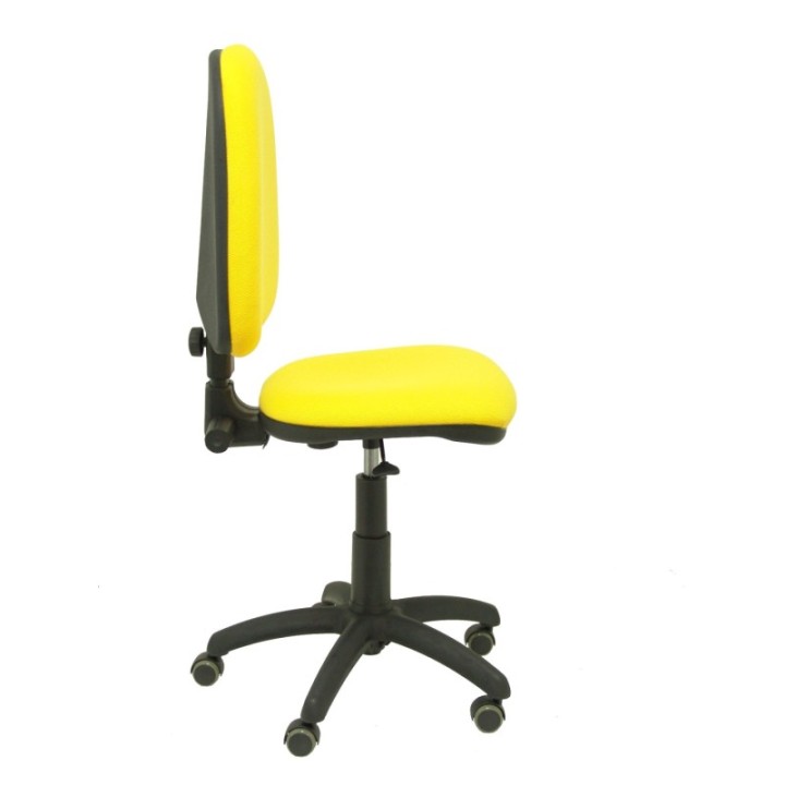 Silla Aýna bali amarillo ruedas de parqué