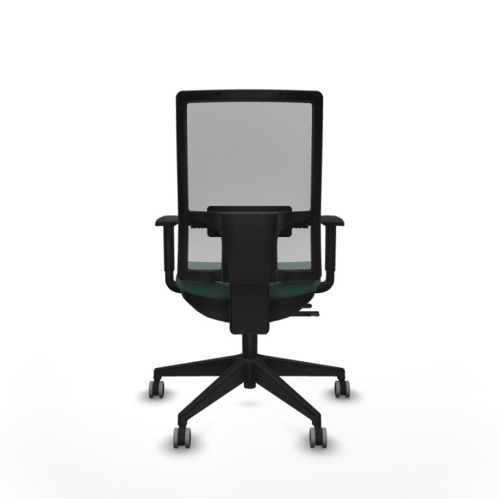 Horna traslack malla gris bali verde botella brazos 1D base piramidal  ruedas 65mm engomadas