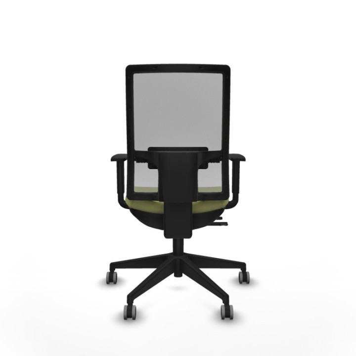 Horna traslack malla gris bali verde oliva brazos 1D base piramidal  ruedas 65mm engomadas