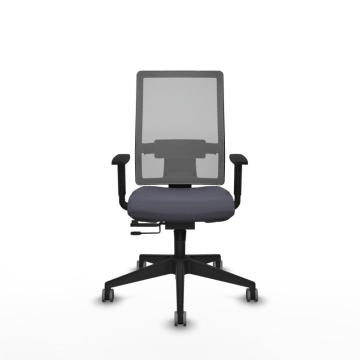 Horna traslack malla gris bali gris oscuro brazos 1D base piramidal  ruedas 65mm engomadas