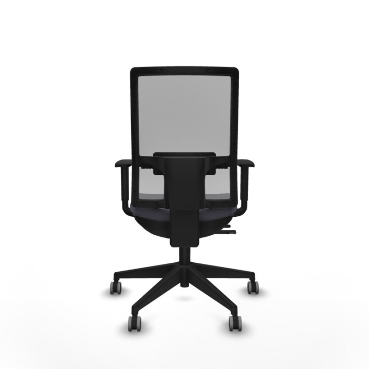 Horna traslack malla gris bali gris oscuro brazos 1D base piramidal  ruedas 65mm engomadas