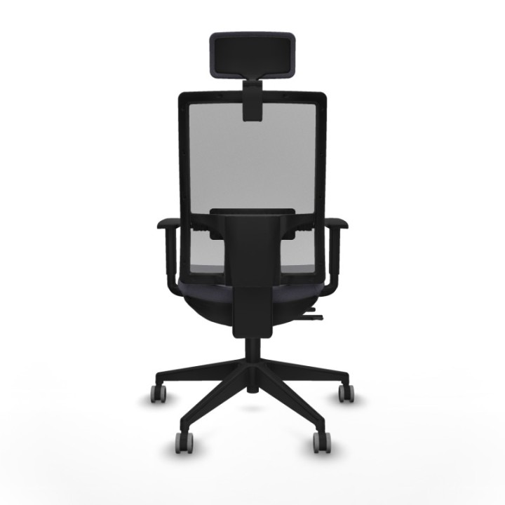 Horna traslack malla gris bali gris oscuro brazos 1D base piramidal cabecero 2D ruedas 65mm engomadas