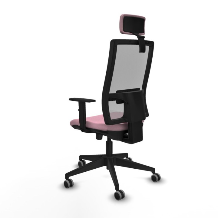 Horna traslack malla gris bali rosa brazos 1D base piramidal cabecero 2D ruedas 65mm engomadas