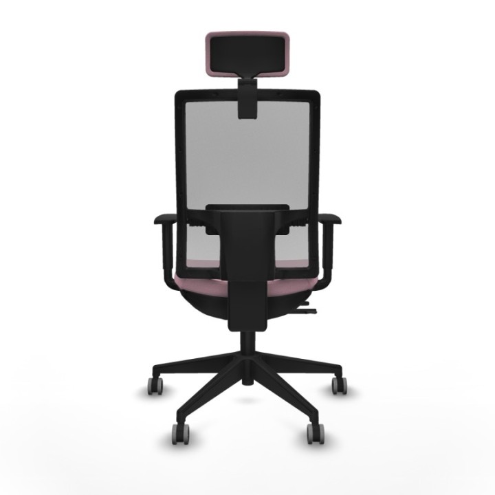 Horna traslack malla gris bali rosa brazos 1D base piramidal cabecero 2D ruedas 65mm engomadas