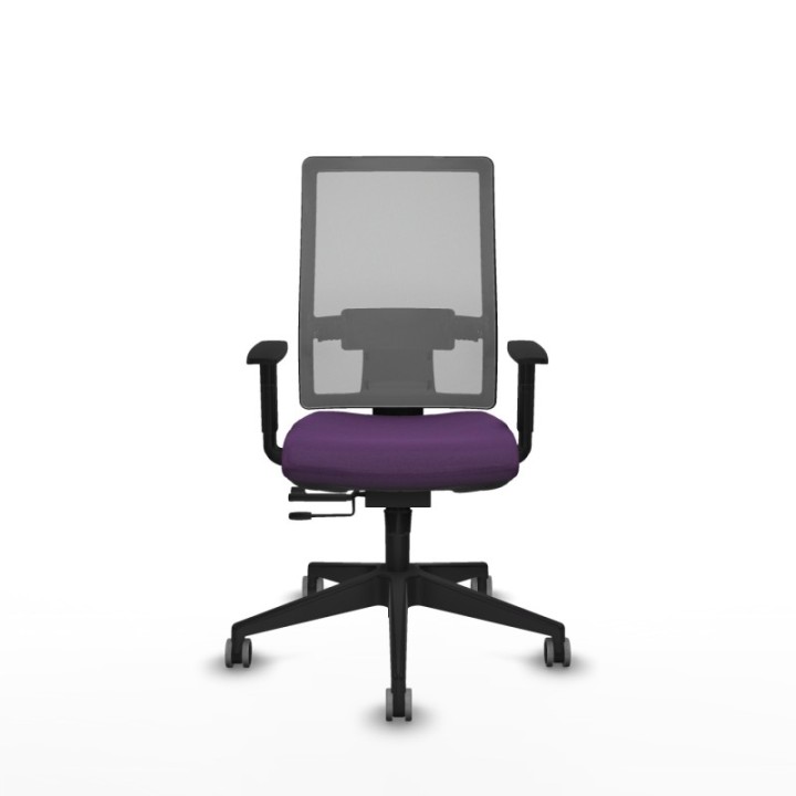 Horna traslack malla gris bali morado brazos 1D base piramidal  ruedas 65mm engomadas