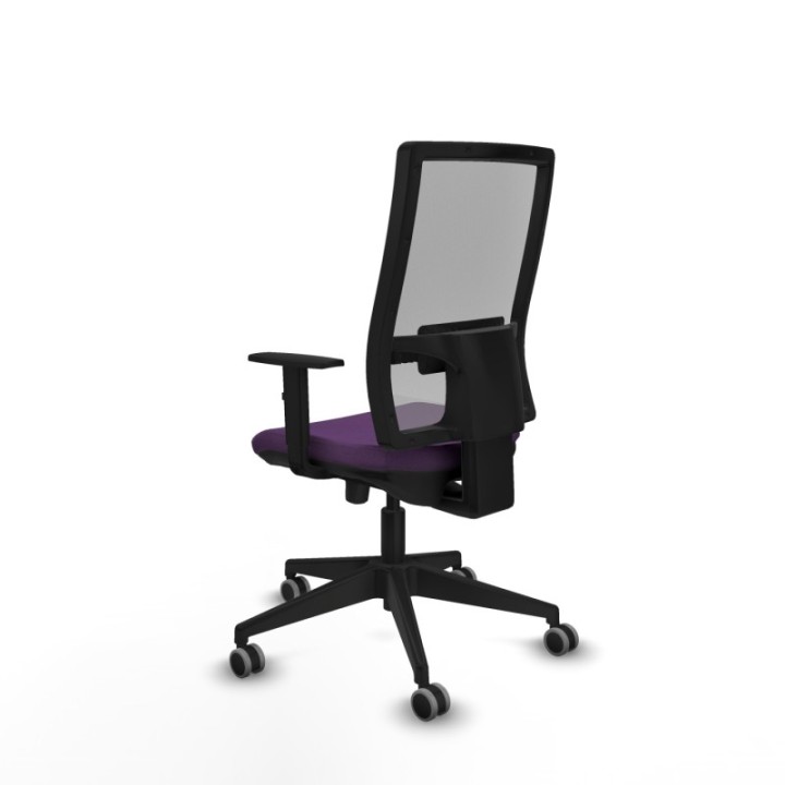 Horna traslack malla gris bali morado brazos 1D base piramidal  ruedas 65mm engomadas