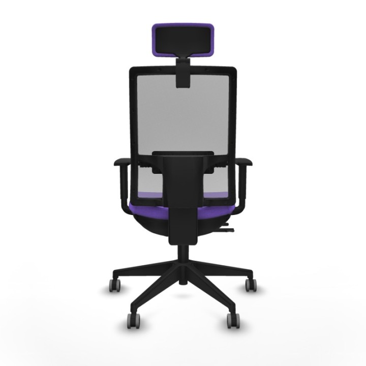 Horna traslack malla gris bali lila brazos 1D base piramidal cabecero 2D ruedas 65mm engomadas