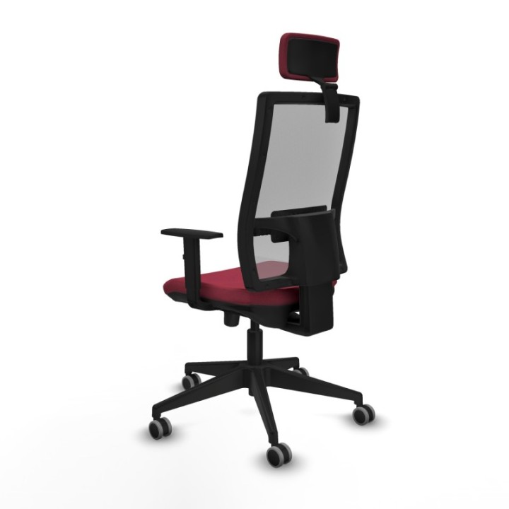 Horna traslack malla gris bali granate brazos 1D base piramidal cabecero 2D ruedas 65mm engomadas