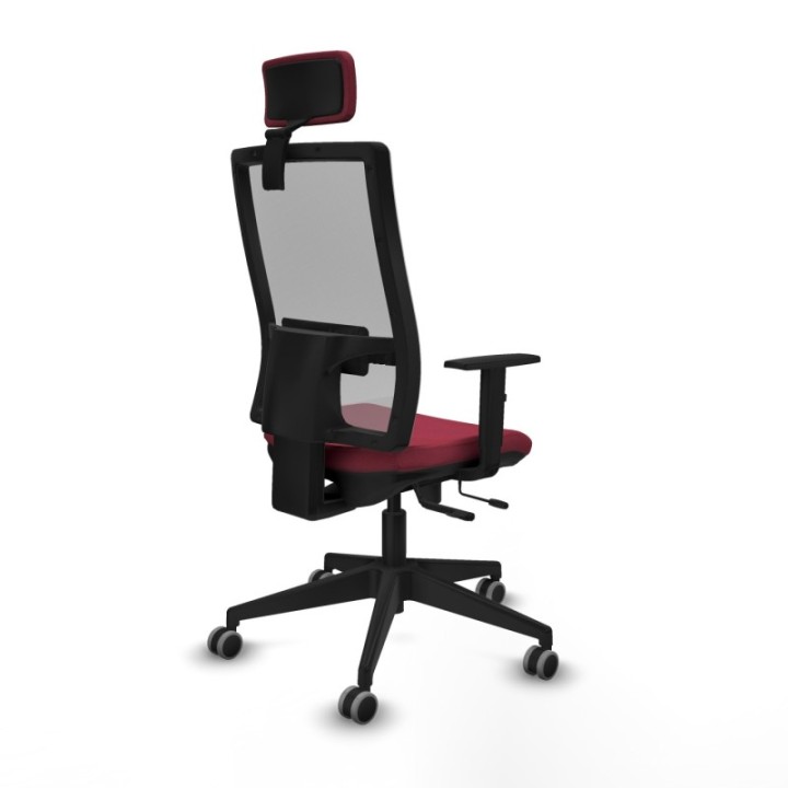 Horna traslack malla gris bali granate brazos 1D base piramidal cabecero 2D ruedas 65mm engomadas