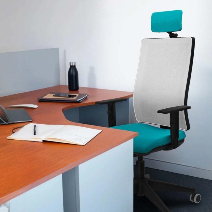 Horna traslack malla negra bali gris brazos 1D base piramidal cabecero 2D ruedas 65mm engomadas