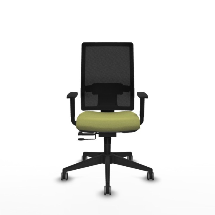 Horna traslack malla negra bali verde oliva brazos 1D base piramidal  ruedas 65mm engomadas