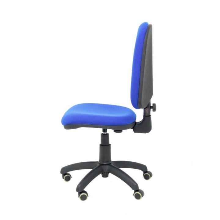 Silla Aýna bali azul ruedas de parqué