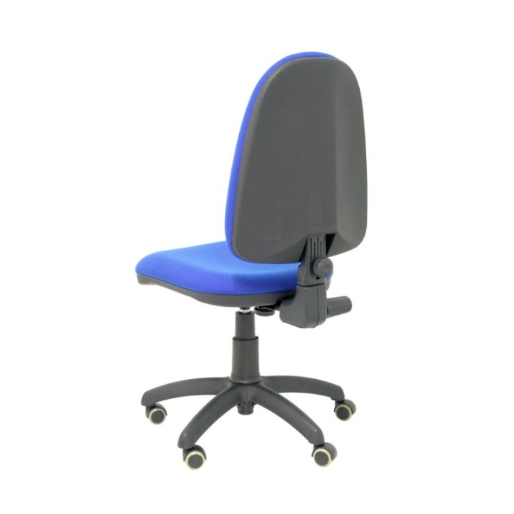 Silla Aýna bali azul ruedas de parqué