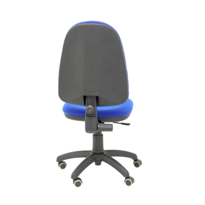 Silla Aýna bali azul ruedas de parqué