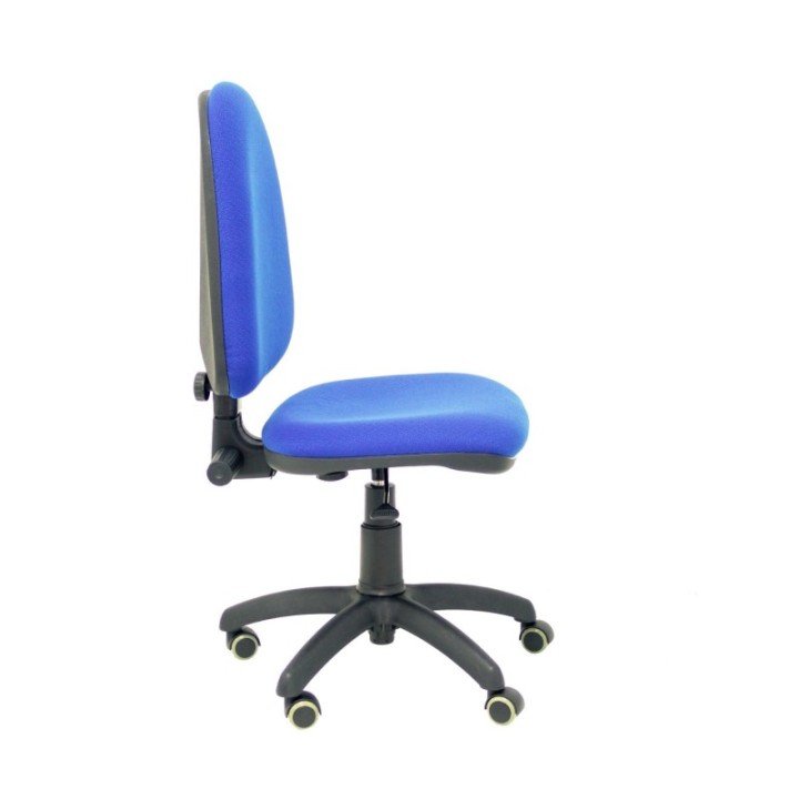 Silla Aýna bali azul ruedas de parqué