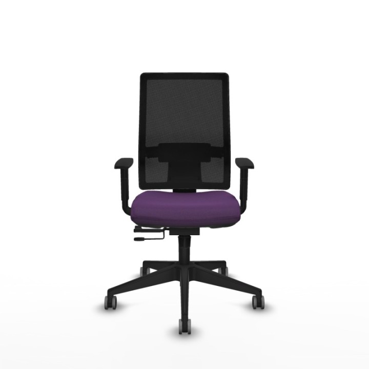 Horna traslack malla negra bali morado brazos 1D base piramidal  ruedas 65mm engomadas