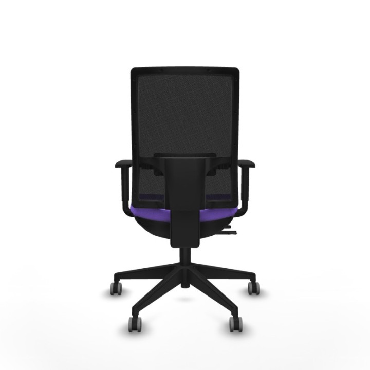 Horna traslack malla negra bali lila brazos 1D base piramidal  ruedas 65mm engomadas