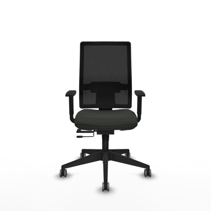 Horna traslack malla negra bali negro brazos 1D base piramidal  ruedas 65mm engomadas