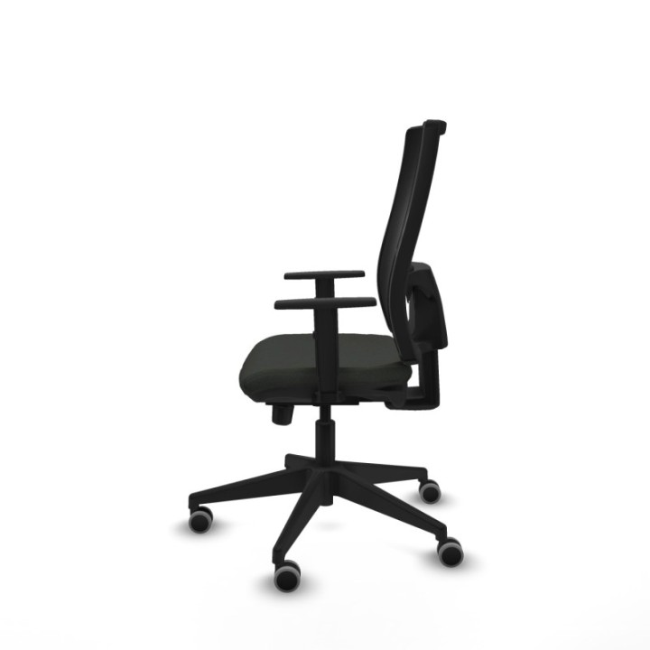 Horna traslack malla negra bali negro brazos 1D base piramidal  ruedas 65mm engomadas