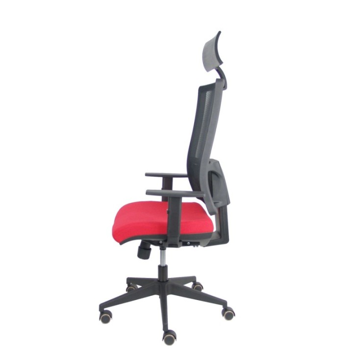 Silla Horna traslack bali rojo brazos regulables ruedas parqué y cabecero