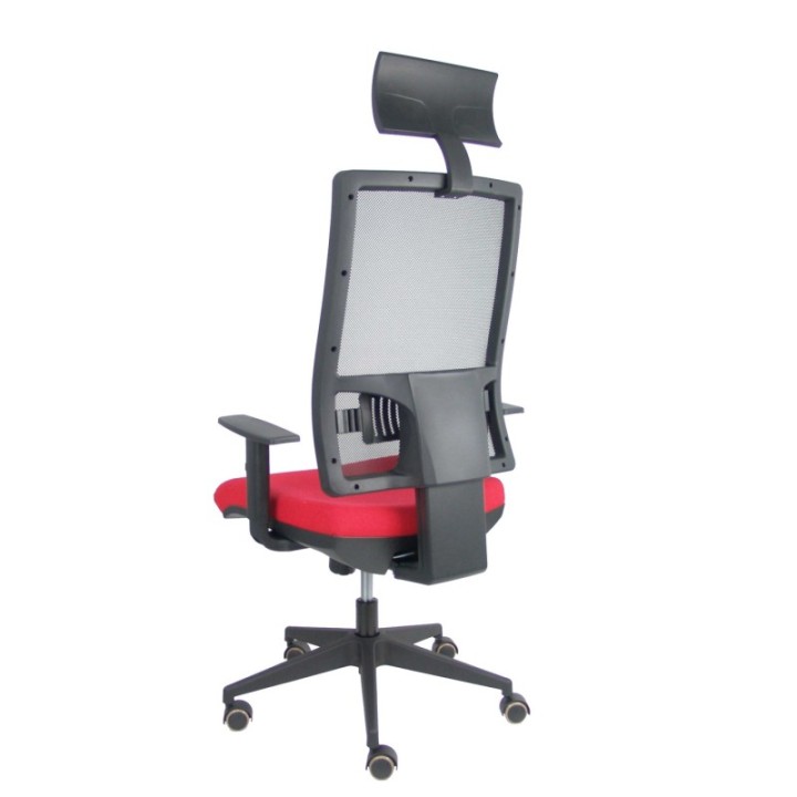 Silla Horna traslack bali rojo brazos regulables ruedas parqué y cabecero