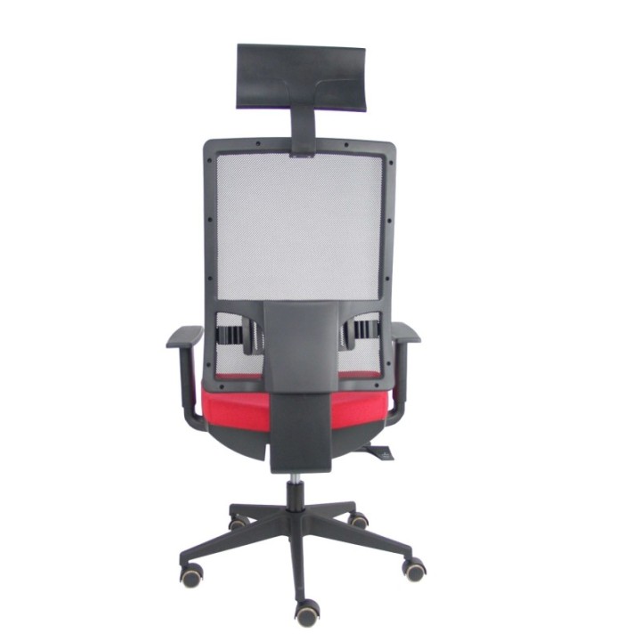 Silla Horna traslack bali rojo brazos regulables ruedas parqué y cabecero