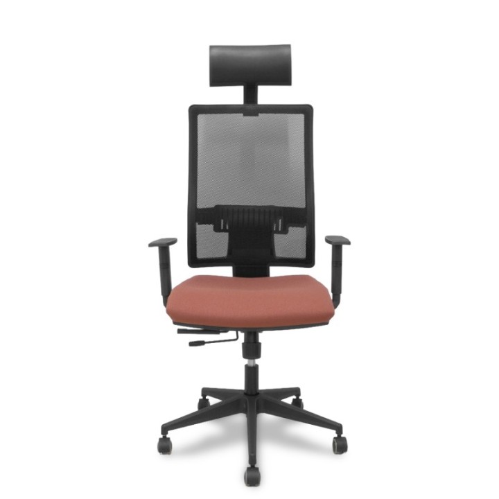 Silla Horna traslack bali marrón brazos regulables ruedas parqué y cabecero