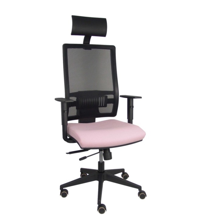 Silla Horna traslack bali rosa brazos regulables ruedas parqué y cabecero