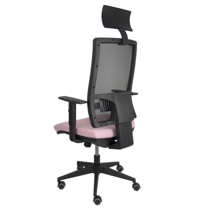 Silla Horna traslack bali rosa brazos regulables ruedas parqué y cabecero