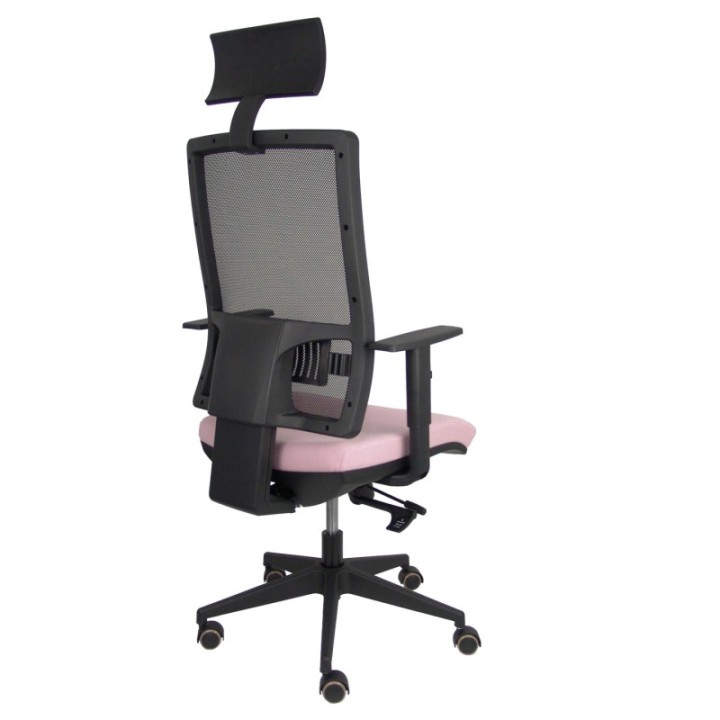 Silla Horna traslack bali rosa brazos regulables ruedas parqué y cabecero