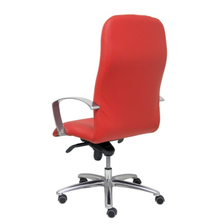 Sillón Caudete piel rojo ferrari