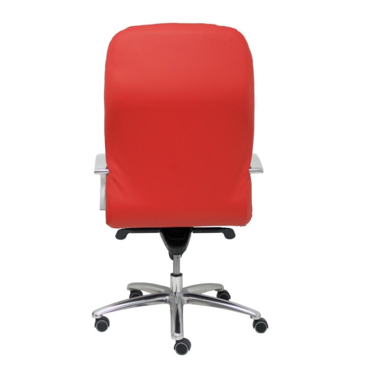 Sillón Caudete piel rojo ferrari